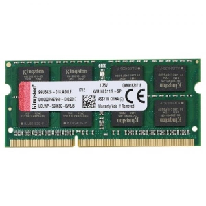 Sülearvuti SO-Dimm KVR16LS11/8 DDR3L 8GB PC3L-12800/1600 CL11 Kingston, 1.35V, uus, garantii 5 aastat