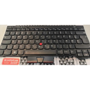 Klaviatuur Lenovo ThinkPad T530 / T430 / T430s / T430i / X230 / W530 / L430 FRU 04X1201, US-laotusega, kasutatud, korraliku välimusega, garantii 6 kuud