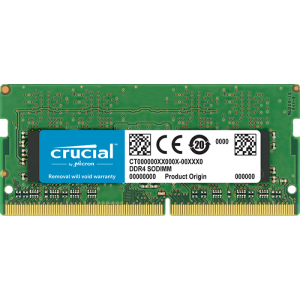 Sülearvuti DDR4 8GB Crucial PC4-2666 SODIMM, 2666 MHz, CL19, uus, garantii 3 aastat
