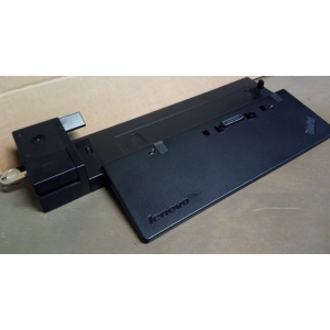 Lenovo ThinkPad Pro Dock 40A1 (FRU 00HM918), 3 X USB 3.0, 3 X USB 2.0, DisplayPort-, DVI- ja VGA-väljundid, ühildub mudelitega T440 T450 T460 T470 X240 X250 X260 T540 L440 L540, võtmega, kasutatud, garantii 1 aasta