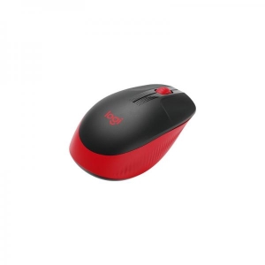 Juhtmevaba hiir Logitech M190, punane, USB, väikese nano-vastuvõtjaga, uus, garantii 3 aastat