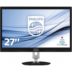 27" Wide LED Philips Brilliance 271S4LPYEB/00, Displayport,VGA & DVI-sisend, PIVOT, resolutsioon 1920x1080, reguleeritava kõrgusega jalg, kasutatud, garantii 1 aasta