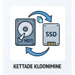 Andmete kloonimine töökorras kõvakettalt SSD-le