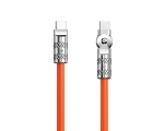 USB-C to USB-C rotating cable Dudao L24CC 120W 1m (orange)/uus/garantii 12 kuud