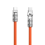 USB-C to USB-C rotating cable Dudao L24CC 120W 1m (orange)/uus/garantii 12 kuud