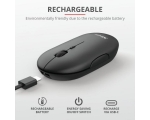 Juhtmevaba hiir must TRUST Puck Rechargeable Wireless Ultra-Thin Mouse/Bluetooth uus/garantii 2 aasta
