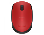 Juhtmevaba hiir Logitech M171, punane, USB, väikese nano-vastuvõtjaga, uus, garantii 3 aastat