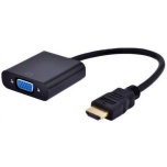 HDMI > VGA Adapter üleminek / kaabel 0,15 m, uus