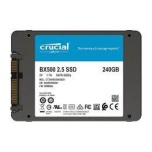 SSD SATA 2.5" 240GB CRUCIAL BX500 | kirjutamine 500 MB/s | lugemine 540 MB/s| MTBF 1500000 tundi, uus, garantii 3 aastat