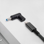 Sülearvtui laadija ülemine HP USB-C -> 4,5 x 3,0mm/uus/Garantii 12 kuud