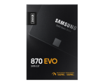 SSD SATA 250GB 2.5" Samsung EVO 870 560MB/s lugemine, 530MB/s kirjutamine, uus, garantii 5 aastat