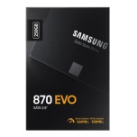 SSD SATA 250GB 2.5" Samsung EVO 870 560MB/s lugemine, 530MB/s kirjutamine, uus, garantii 5 aastat