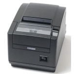Tšekiprinter / kassaprinter Citizen CT-S601/termoprinter/lõikur/LPT-liides/musta värvi/kasutatud, garantii 1 kuu