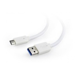USB > USB-C laadimiskaabel telefonidele-tahvlitele, Gembird, 0.1m, valge, uus, garantii 2 aastat