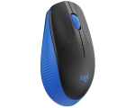 Juhtmevaba hiir Logitech M190, sinine-hall, USB, väikese nano-vastuvõtjaga, uus, garantii 3 aastat