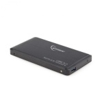 Välise kõvaketta korpus SATA 2,5" Gembird USB 3.0, musta värvi, uus, garantii 2 aastat
