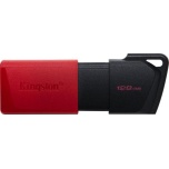 USB Mälupulk / USB FLASH 128GB Kingston DataTraveler Exodia USB 3.2 punane/must, uus, garantii 2 aastat