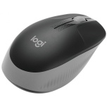 Juhtmevaba hiir Logitech M190, tumehall, USB, väikese nano-vastuvõtjaga, uus, garantii 3 aastat