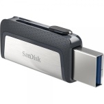 USB Mälupulk / USB FLASH 128GB Sandisk Ultra Dual Drive USB 3.1 ja USB-C , uus, garantii 2 aastat