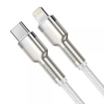  Apple Ipad/Iphone laadimiskaabel LIGHTNING TO USB-C BASEUS/ 2M/Valge/ uus/ Garantii 1 aasta