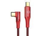 USB-C - USB-C kaabel Mcdodo CA-8321 100W 90 kraadi 1.2m (punane/uus)