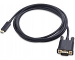 USB type C - VGA Akyga AK-AV-17 1.5m/UUS/Garantii 12 kuud