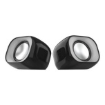 HP DHS-2111 Wired speaker (black), 2.0 heli, 2x 3w, USB toide, 3.5mm helisisend, uus, garantii 12 kuud