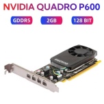  videokaart NVIDIA Quadro P600 2GB GDDR5 128Bit\ 4x mini DisplayPort\ Kasutatud\Garantii 6 kuud