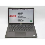 Dell Latitude 7310 carbon i7-10610u, 16GB soDDR4, NVMe 512GB SSD/13,3" FHD IPS (1920x1080), Wifi, Bluetooth, 4G, ID kaardi lugeja, eesti keelne valgustusega klaviatuur/Aku ~4h, kasutatud, garantii 1 aasta