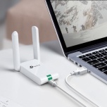 300Mbps USB Wifi võrgukaart TPLink TL-WN822N, lisaantennidega, uus, garantii 3 aastat