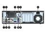 HP EliteDesk 800 G1 SFF i5-4570/8GB DDR3/240GB uus SSD (gar 3a)/2xDisplayPort & VGA-väljund/Windows 10, kasutatud, garantii 1 aasta